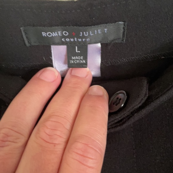 Romeo & Juliet Couture Button Down Pants - Picture 3 of 5